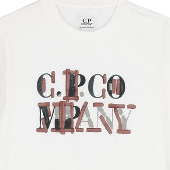 Boys White Logo T-Shirt 