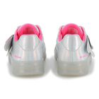 Girls Iridescent Silver Butterfly Wings Trainers, 1, hi-res