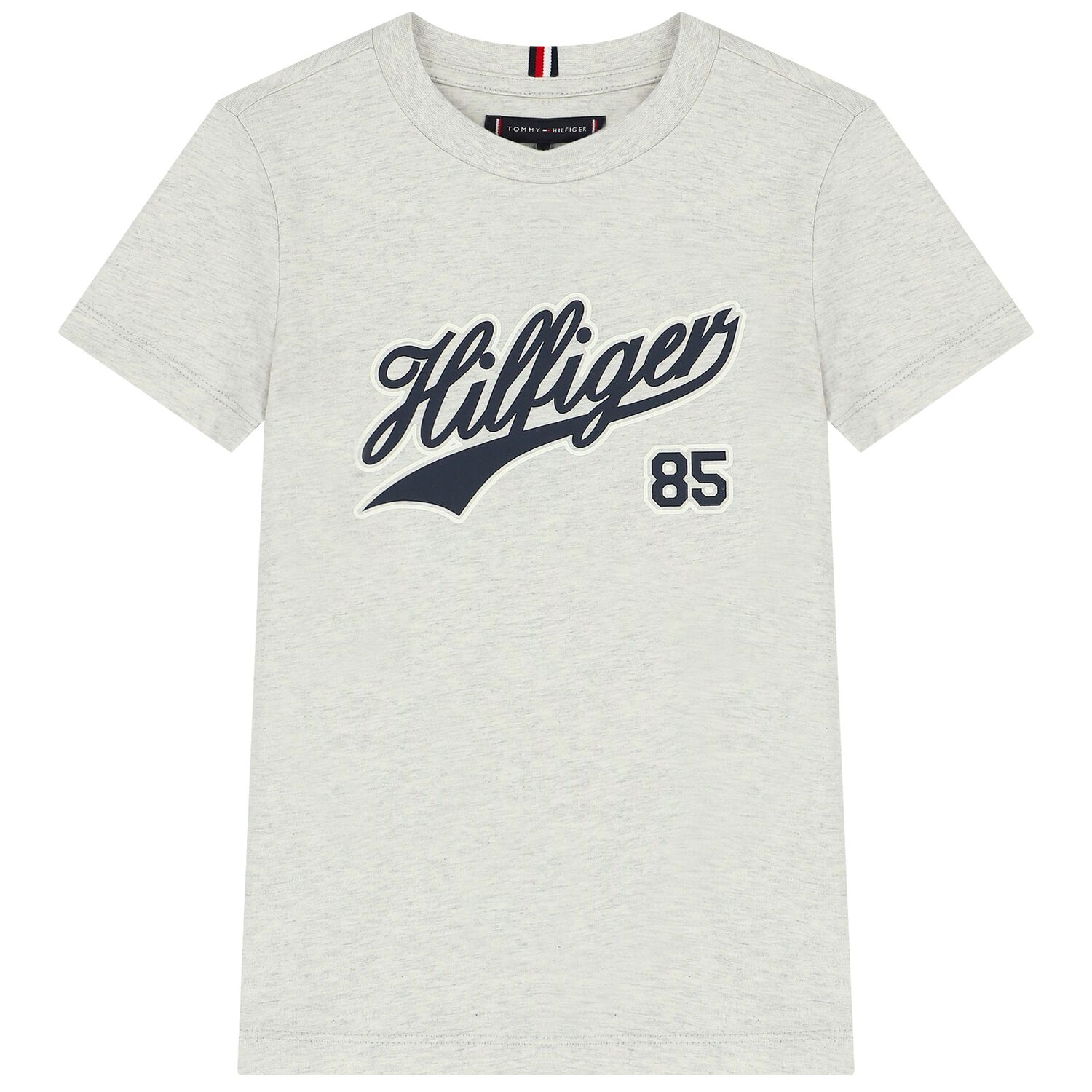 تيشيرت أولاد بالشعار باللون الرمادي, 3, hi-res