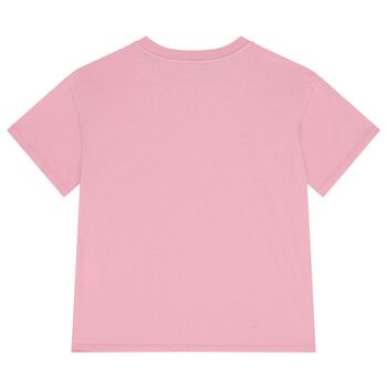 Girls Pink Logo T-Shirt