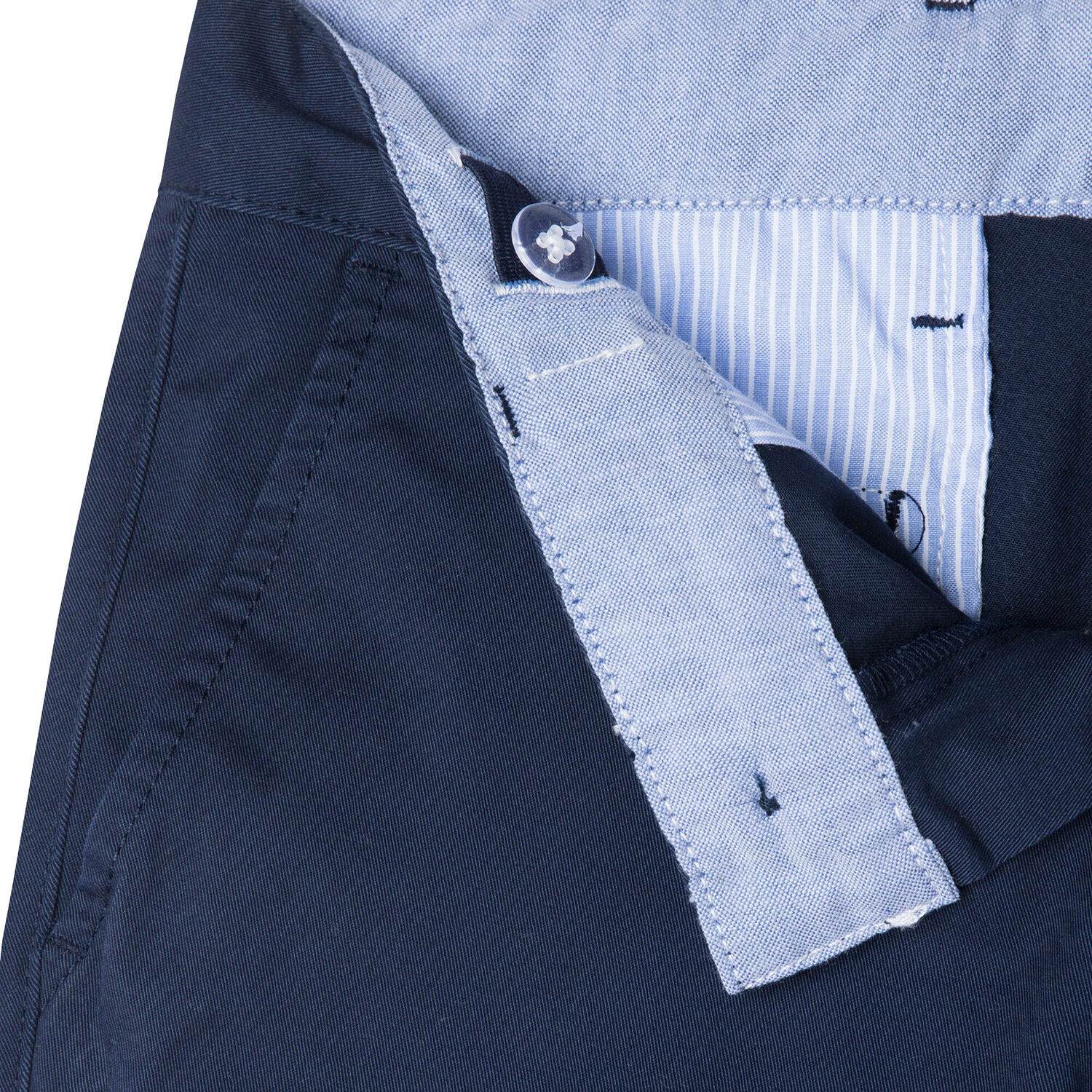 شورت تويل باللون الكحلي للأولاد, 1, hi-res