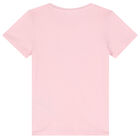 Girls Pink Logo T-Shirt, 5, hi-res