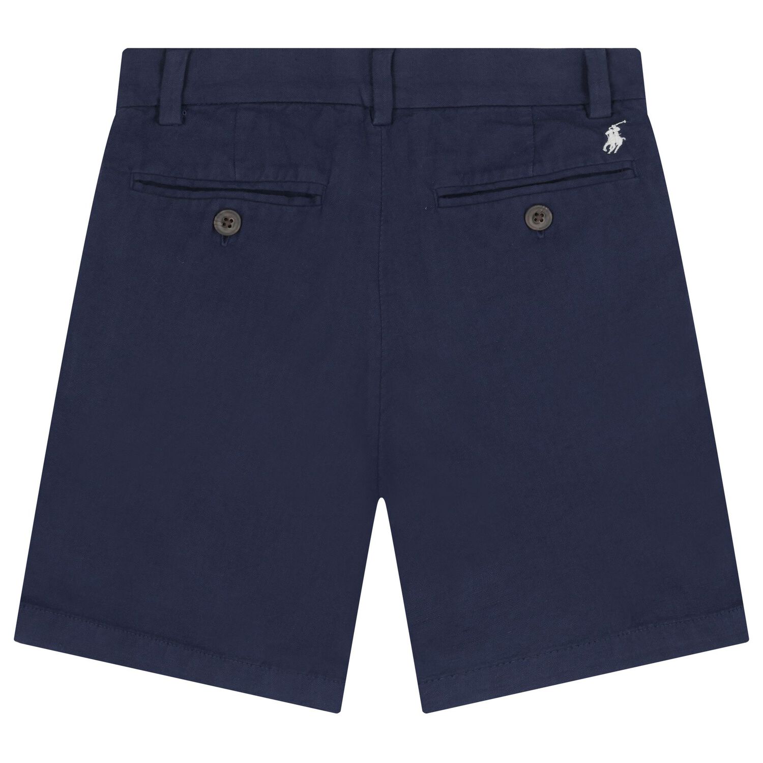 Boys Navy Blue Logo Shorts, 1, hi-res