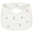 Ivory Embroidered Bibs ( 2 Pack ), 1, hi-res