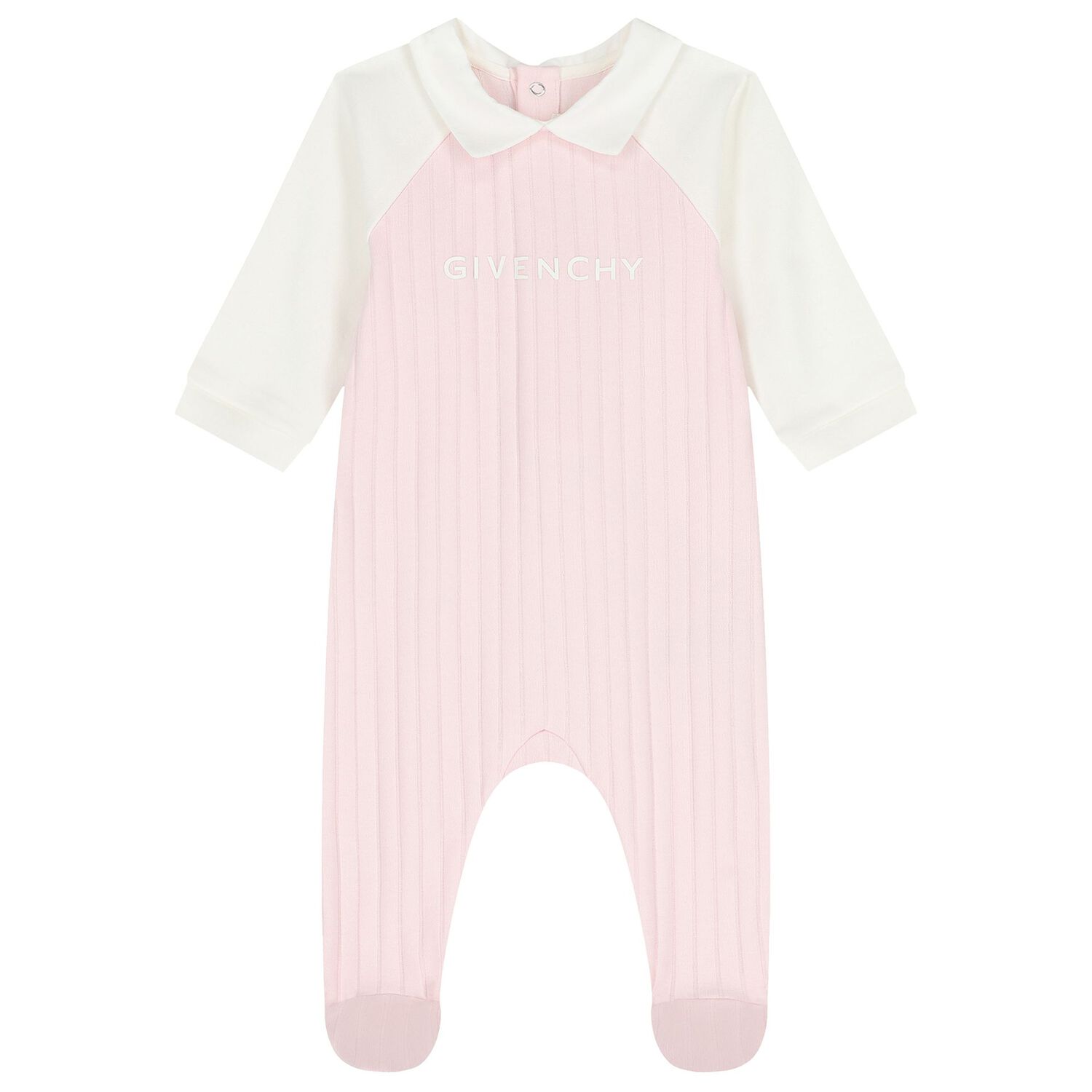 Baby Girls Pink & White Logo Babygrow Gift Set, 1, hi-res