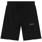 Black Logo Shorts, 1, hi-res