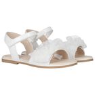 صندل تول بنات بكشكشة باللون الأبيض , 1, hi-res