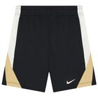 شورت اولاد بالشعار باللون الاسود , 1, hi-res