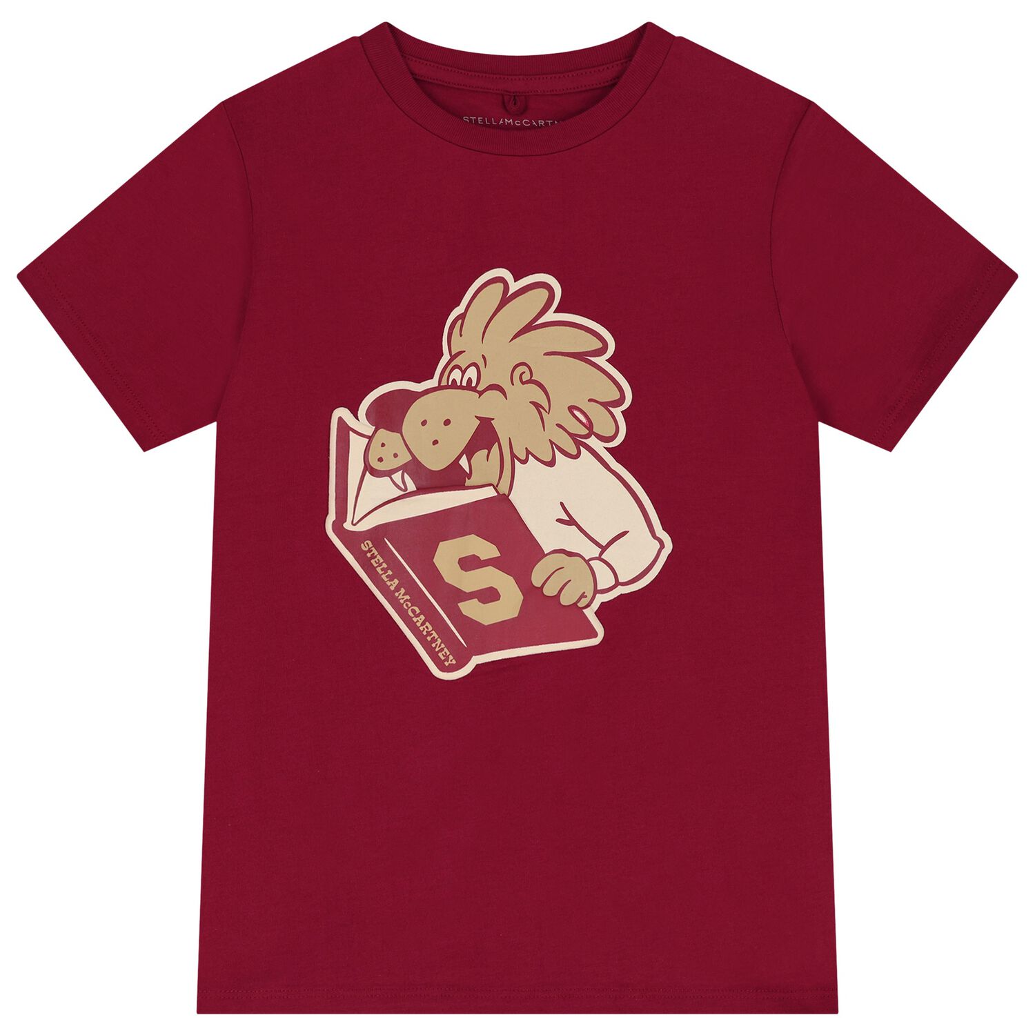 Boys Burgundy Lion T-Shirt, 1, hi-res