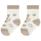 Beige & Ivory Baby Socks ( 4-Pack ), 1, hi-res