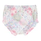 Baby Girls Pink Floral Shirred Dress Set, 1, hi-res