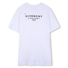 Girls White Logo T-Shirt Dress, 2, hi-res