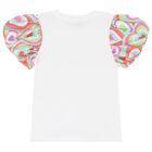 Girls Pink Cotton Sequin & Heart Skirt Set, 1, hi-res