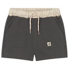 Younger Boys Grey Shorts, 3, hi-res