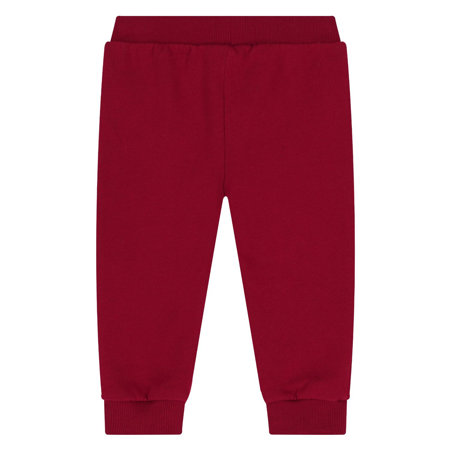 بدلة رياضية للبنات بطبعة دب باللون الأحمر, 1, hi-res