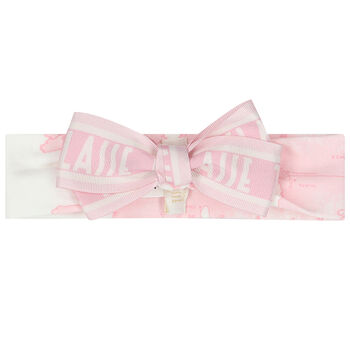 Baby Girls Pink Geo Map Headband