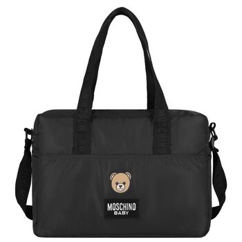 Black Teddy Bear Baby Changing Bag