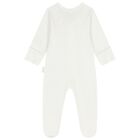 White & Beige Babygrows ( 4 Pack ), 3, hi-res