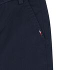 Boys Navy Blue Logo Trousers, 2, hi-res