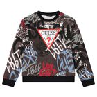 Boys Multi-Coloured Logo Sweatshirt, 1, hi-res