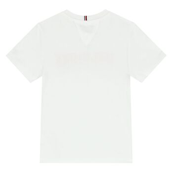 Boys White Logo T-Shirt