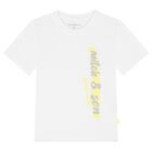 طقم شورت باللون الأبيض و الأصفر للأولاد, 1, hi-res