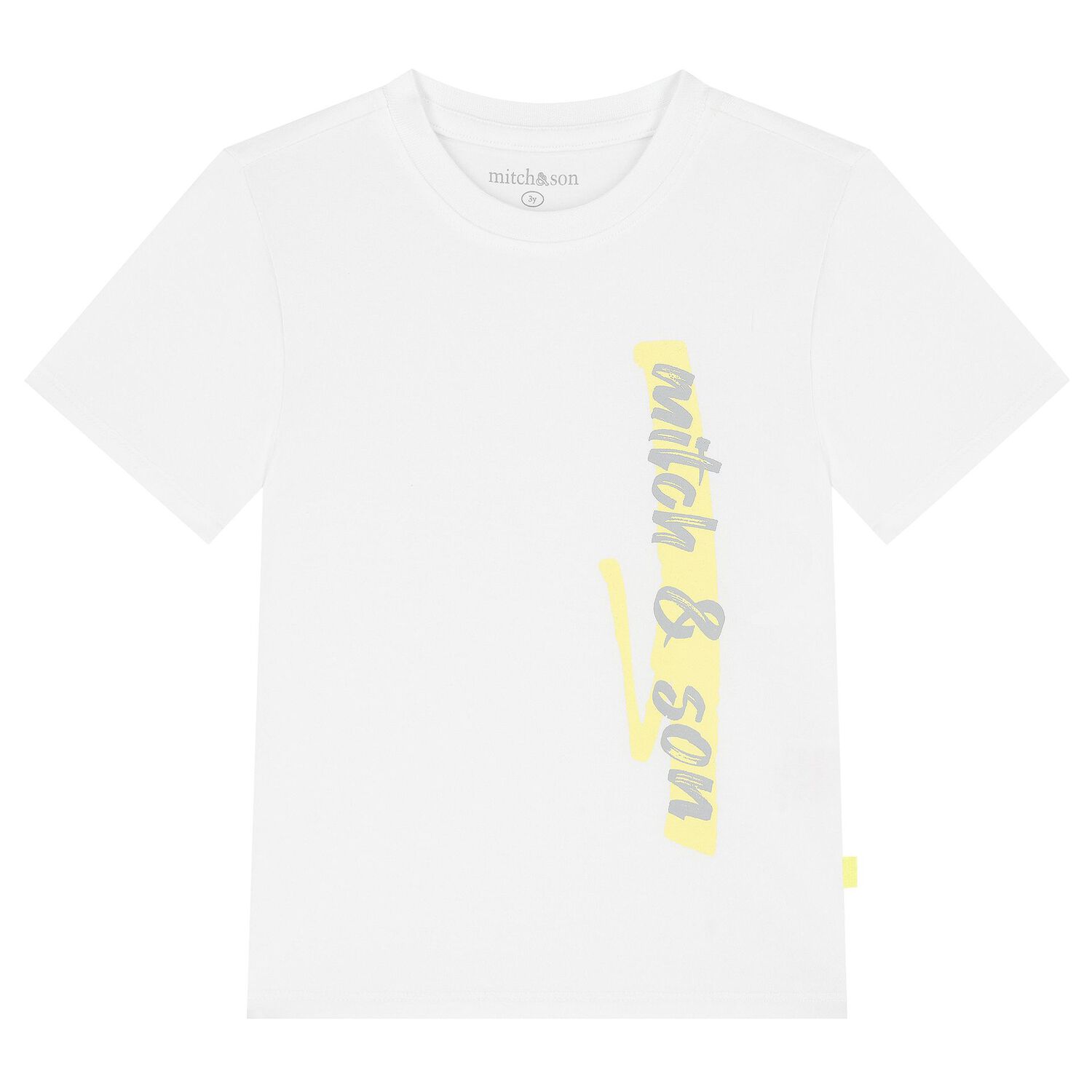 طقم شورت باللون الأبيض و الأصفر للأولاد, 1, hi-res image number null