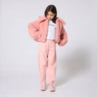 Girls Pink Logo Joggers, 2, hi-res