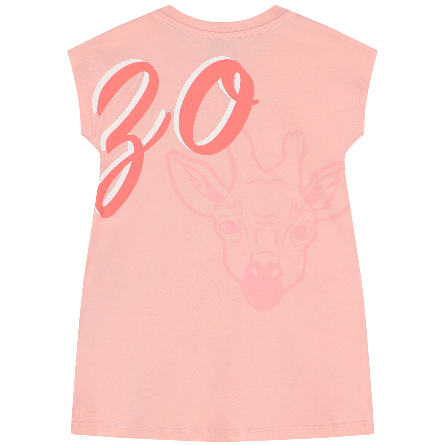Younger Girls Pink Logo Dress, 1, hi-res image number null