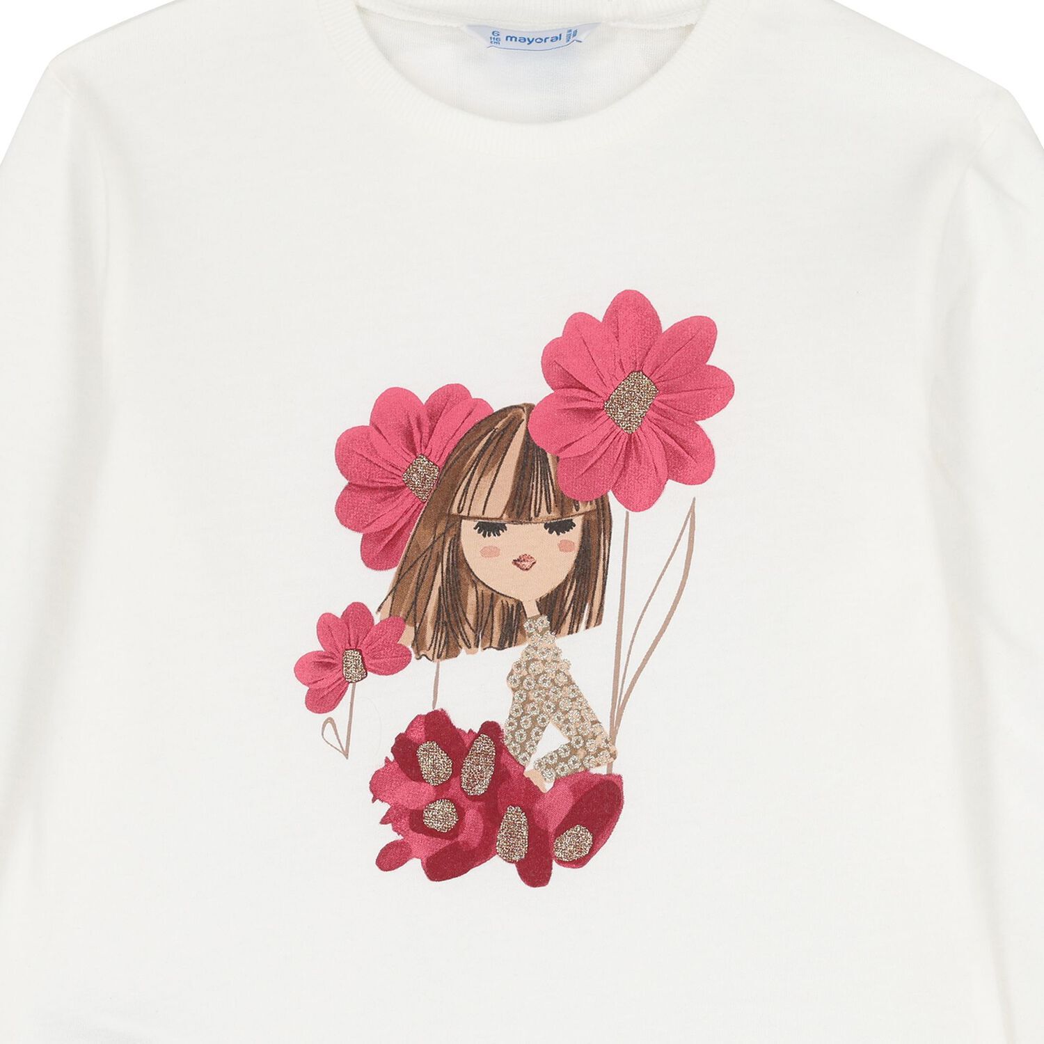 طقم ليجينز للبنات باللون البيج والاحمر والعاجى , 1, hi-res