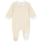 White & Gold Logo Babygrow Gift Set, 1, hi-res