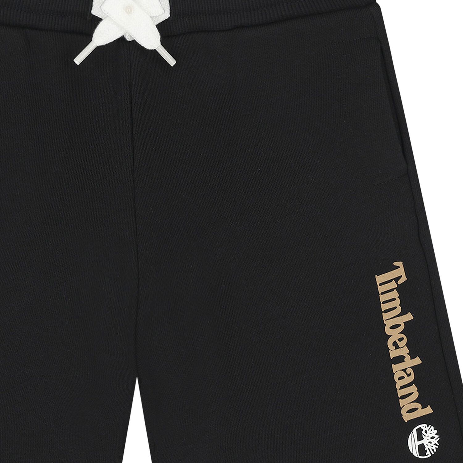 Boys Black Logo Shorts, 1, hi-res