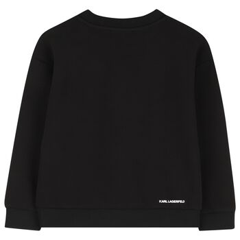 Boys Black Ikonik Logo Sweatshirt, 1 Boys Black Ikonik Logo Sweatshirt