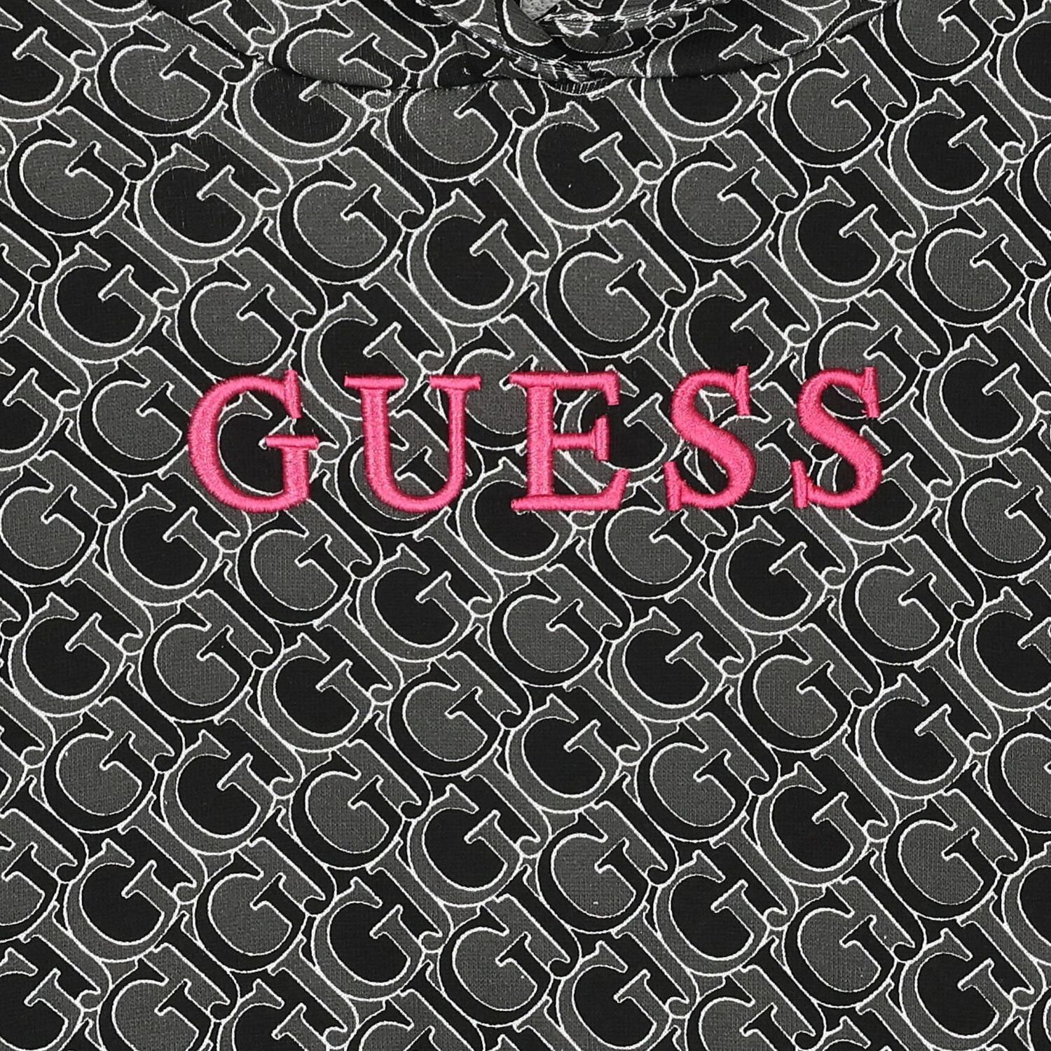 توب بنات هودي بسحاب بالشعار باللون الأسود, 3, hi-res image number null