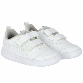 White Logo Trainers