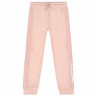 Girls Pink Logo Joggers, 1, hi-res