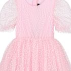 Girls Pink Polka Dot Dress, 1, hi-res