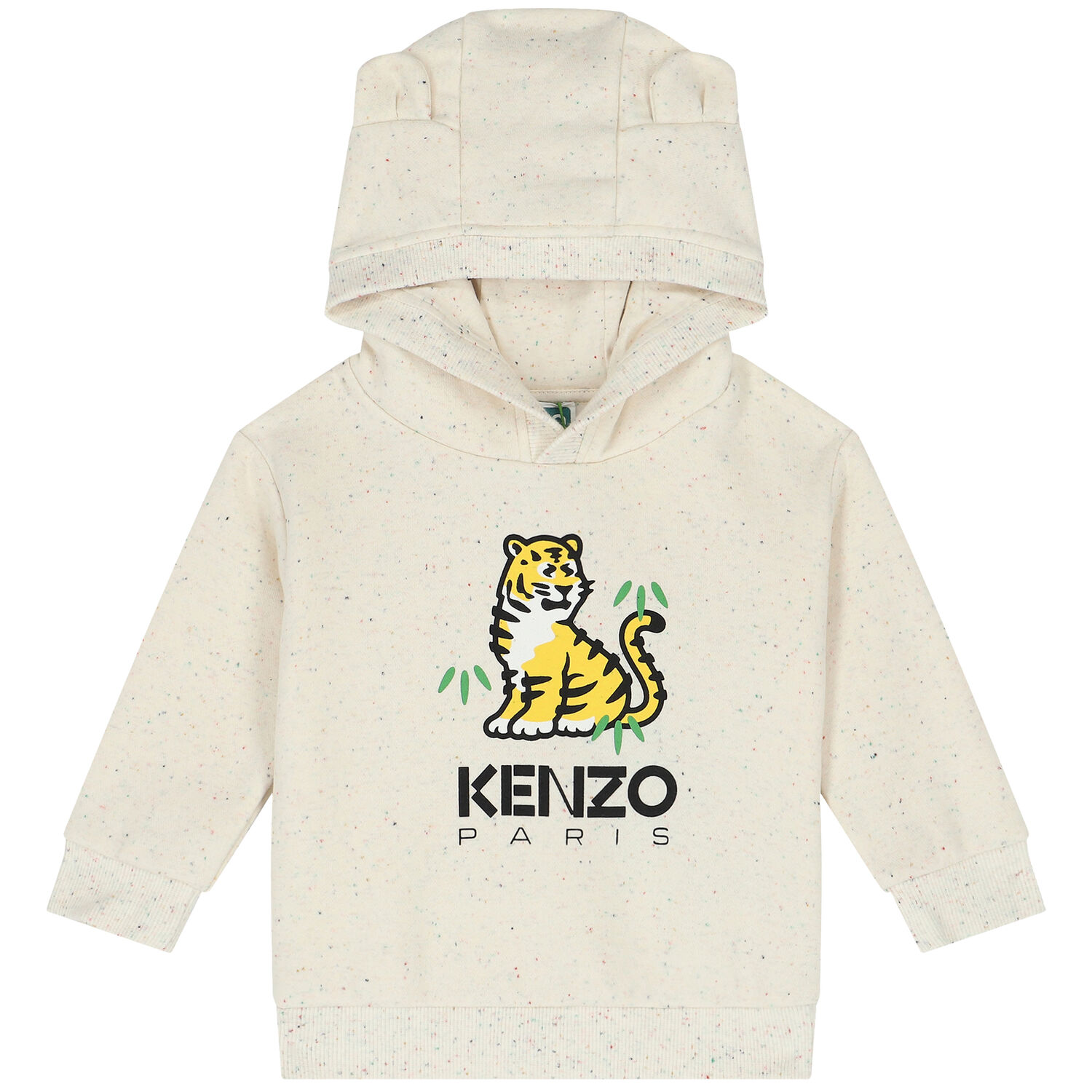 طقم بدلة رياضية بالشعار باللون العاجي, 1, hi-res image number null