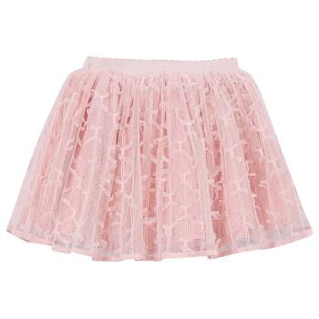 Girls Pink Tulle Skirt