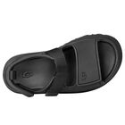 صندل بالشعار باللون الاسود , 1, hi-res