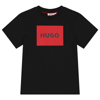 Boys Black Logo T-Shirt