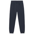 Boys Navy Blue Joggers, 2, hi-res