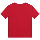 Boys Red Logo T-Shirt, 6, hi-res