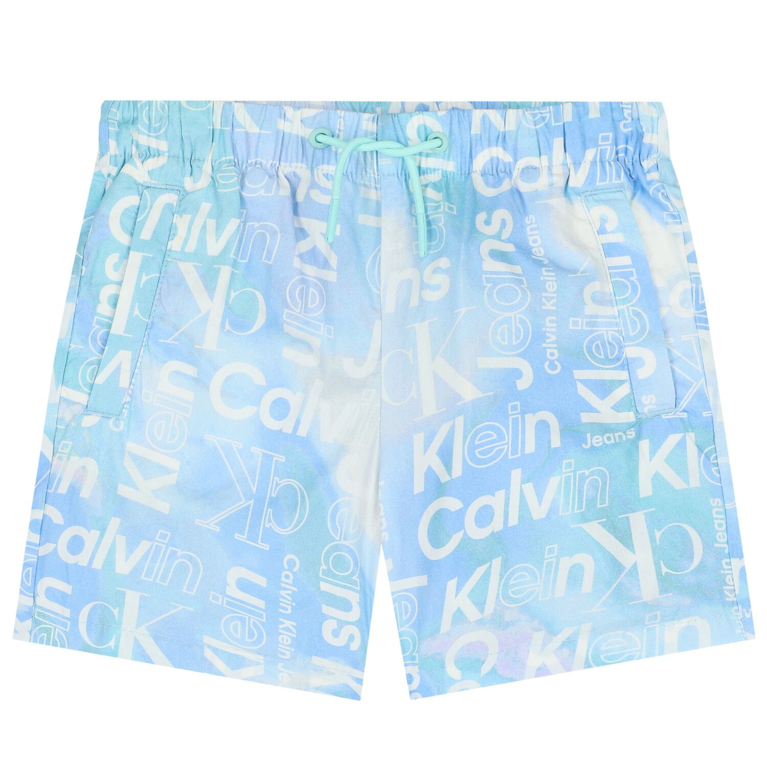 Boys Blue Logo Shorts, 1, hi-res image number null