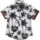 Younger Boys White & Black Shirt, 1, hi-res