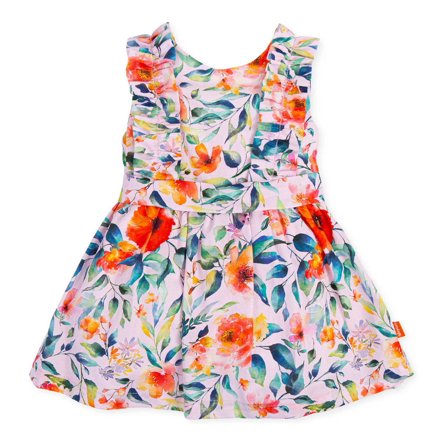 Girls Multi-Colored Floral Dress, 1, hi-res image number null