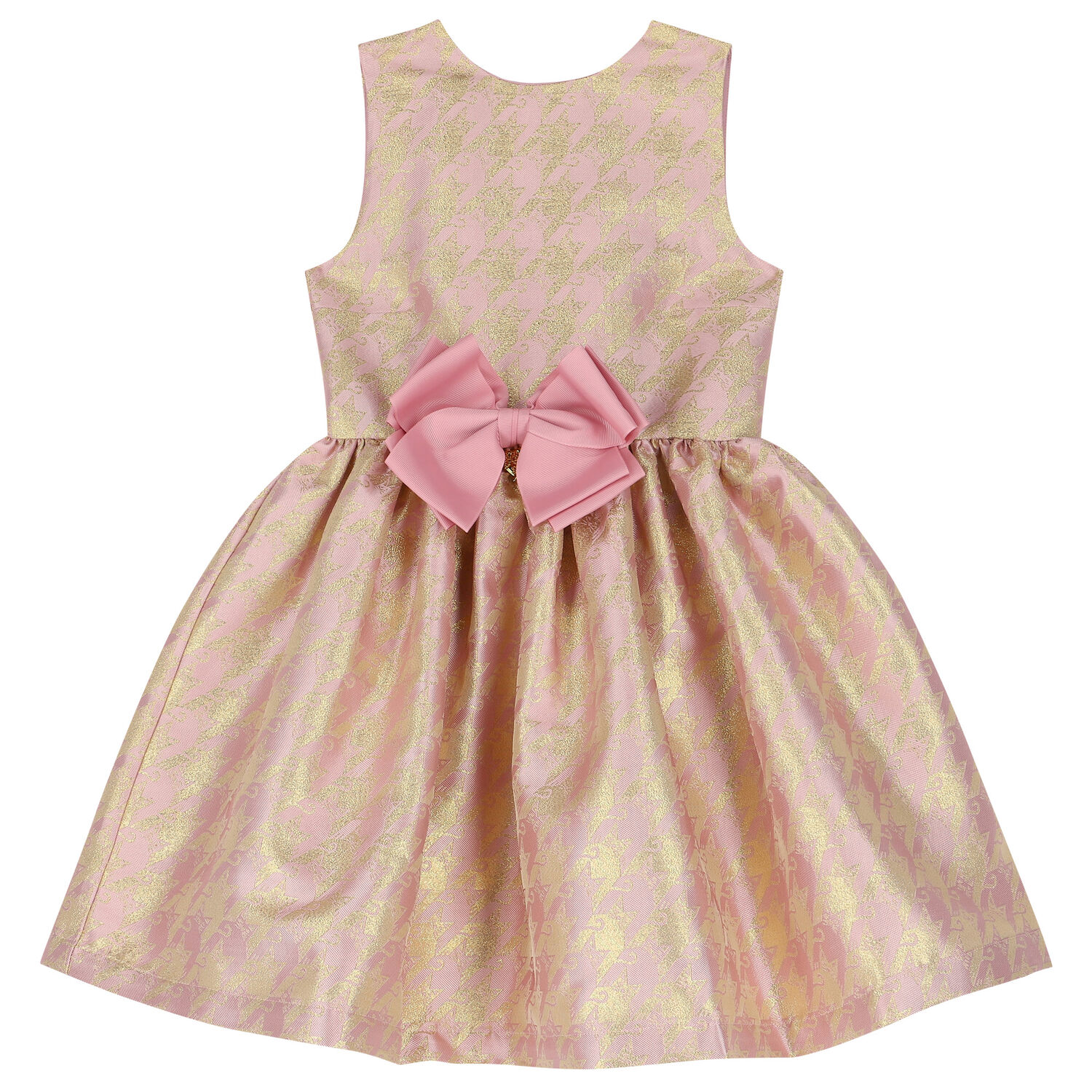 Girls Pink & Gold Dress, 2, hi-res image number null