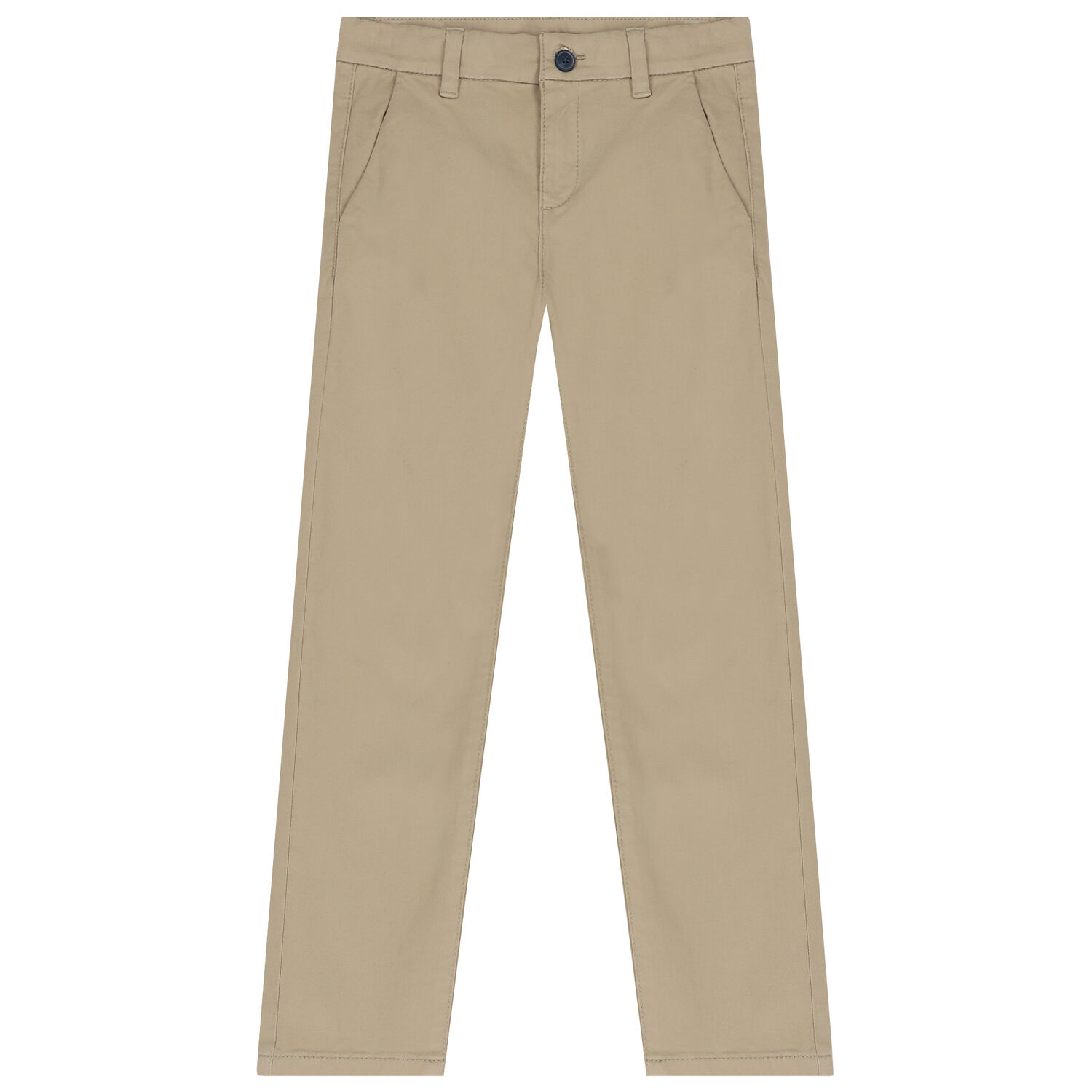 Boys Beige Chino Trousers, 2, hi-res image number null