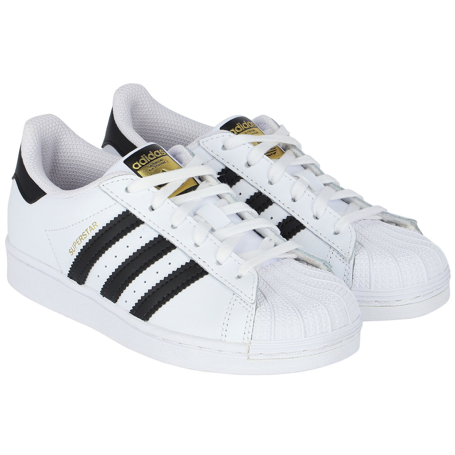 White Superstar Trainers, 2, hi-res