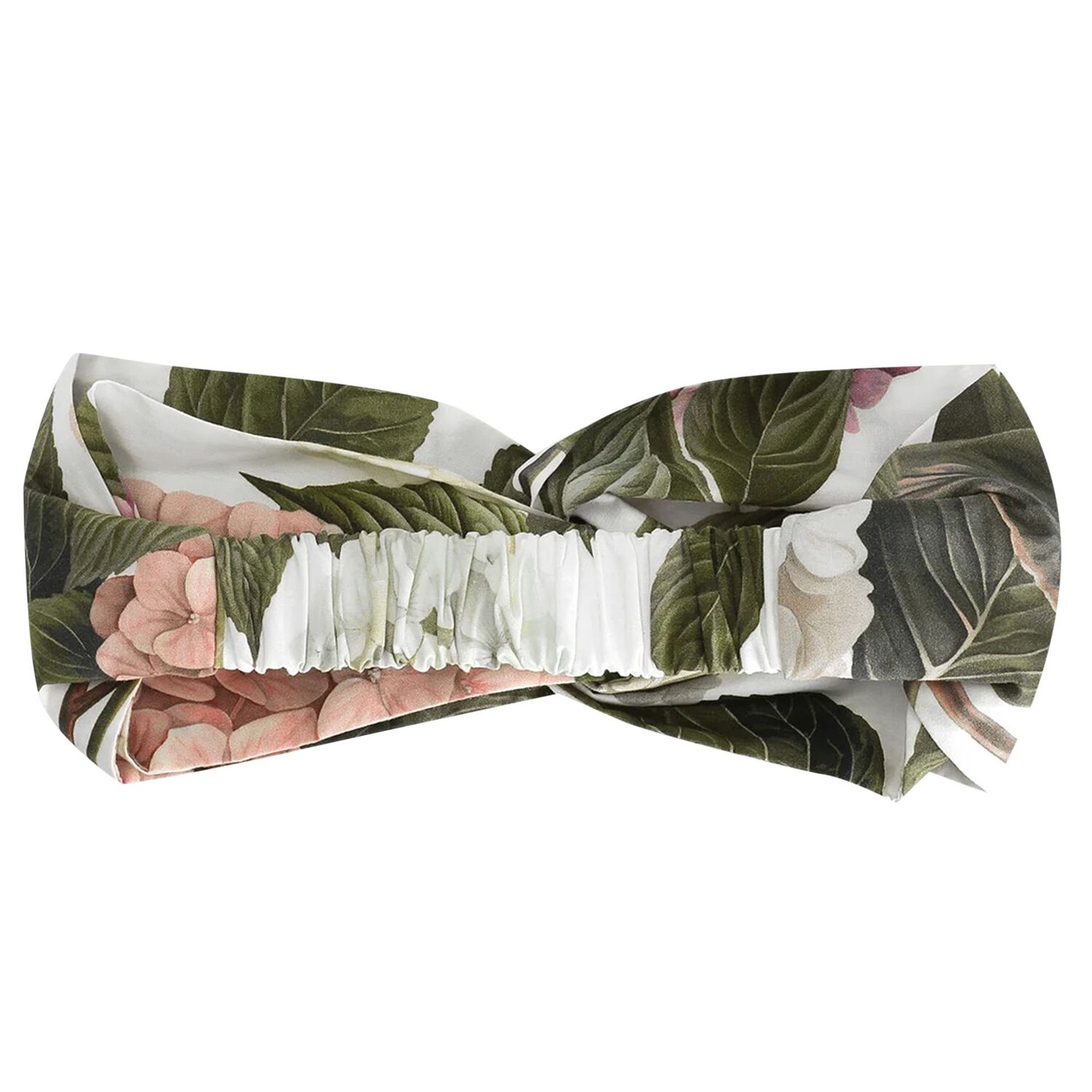 Baby Girls Ivory, Pink & Green Floral Headband, 1, hi-res